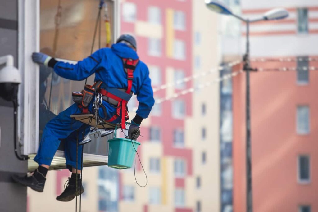 Rope Access Window Cleaning Abingdon | Abacus Window Cleaning